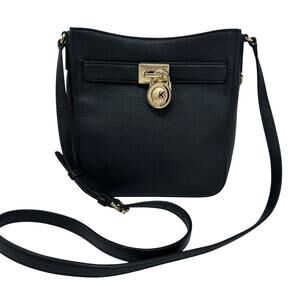 Michael Kors Hamilton Traveler - Black with Gold Accents